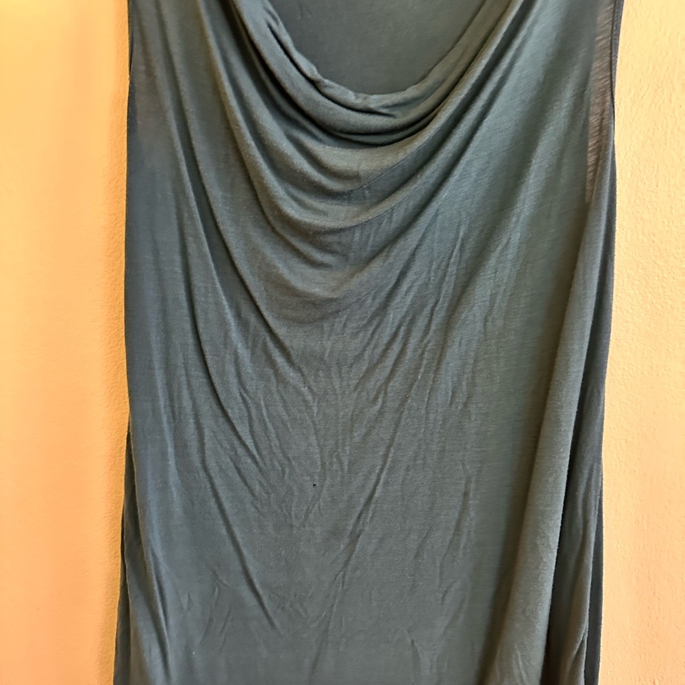 New York & Company Charcoal Knit Top